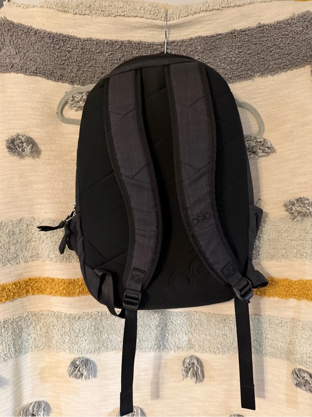OGIO Black Button-Accent Backpack